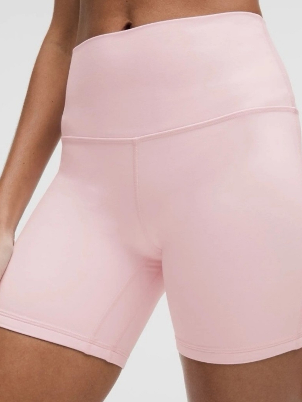 Lululemon Biker Shorts Light Pink